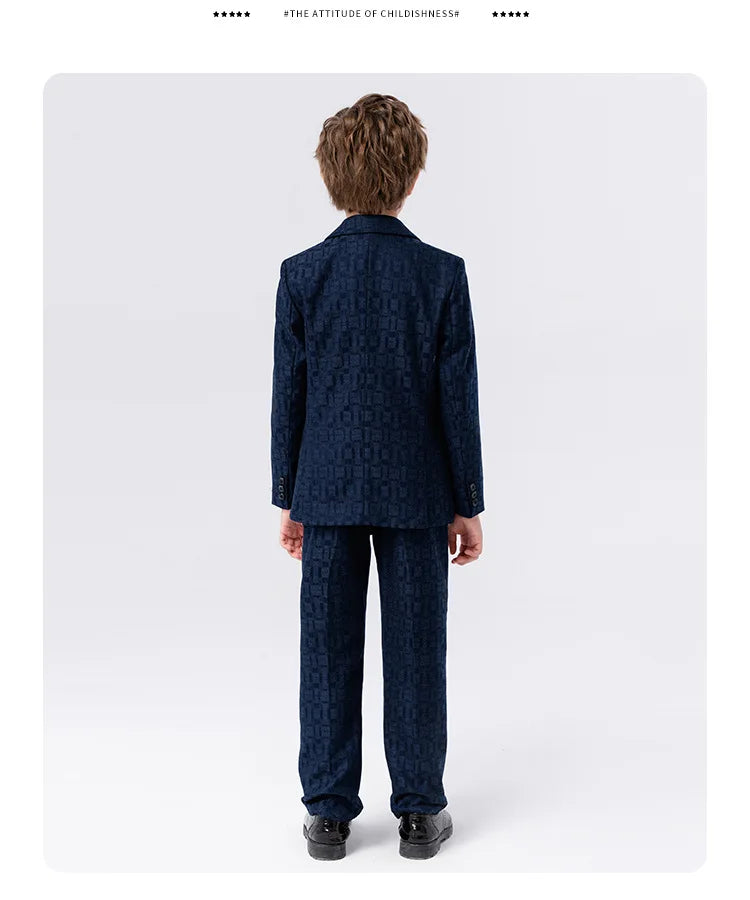 Classic Gray Suit for Boys – 1–14Y Formal & Performance Set