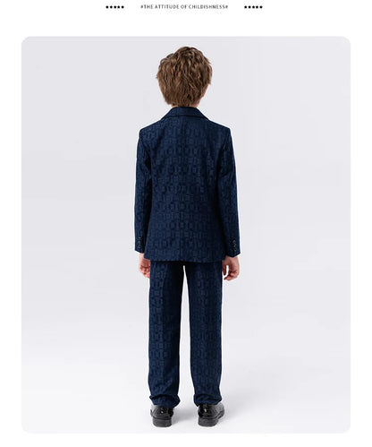 Classic Gray Suit for Boys – 1–14Y Formal & Performance Set
