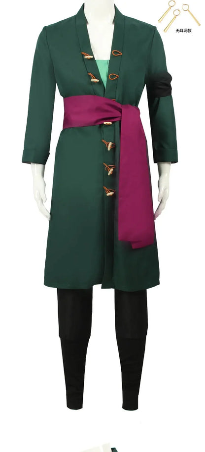 Anime Roronoa Zoro Outfit – Halloween Costume for Men