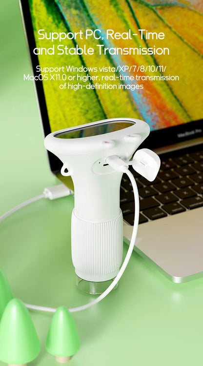 Kids Science Microscope 1000X – 200 Megapixel Digital Magnifier with LED