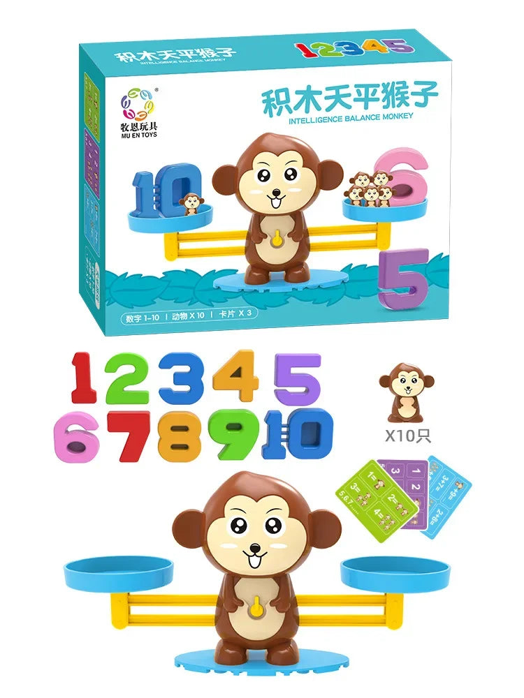 Monkey Balance Educational Play Set – STEM Math & Engineering Toy