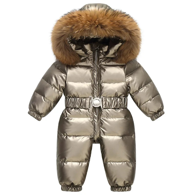 Toddler Down Jumpsuit – Winter Overalls for Boys & Girls