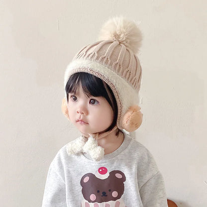 Winter Baby Cap – Velvet Lined & Cozy