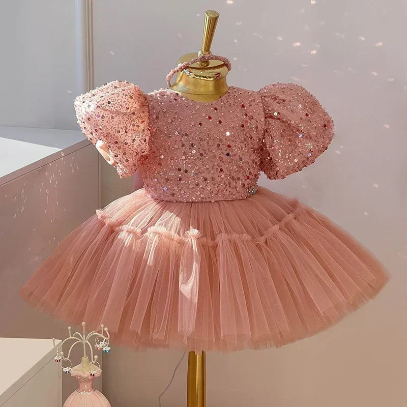 Kids Fancy Birthday & Baptism Summer Dress