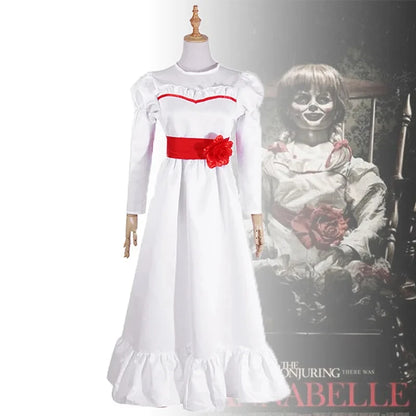 Evil Doll Cosplay Outfit – Annabelle / Chucky Bride Scary Halloween Costume
