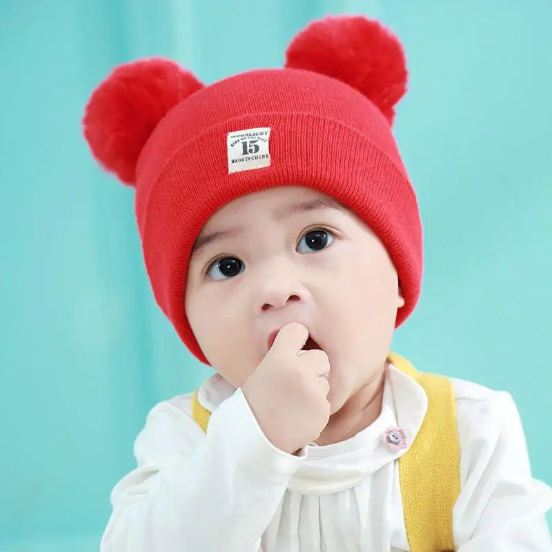 Warm Baby Knit Hat – Toddler Winter Set