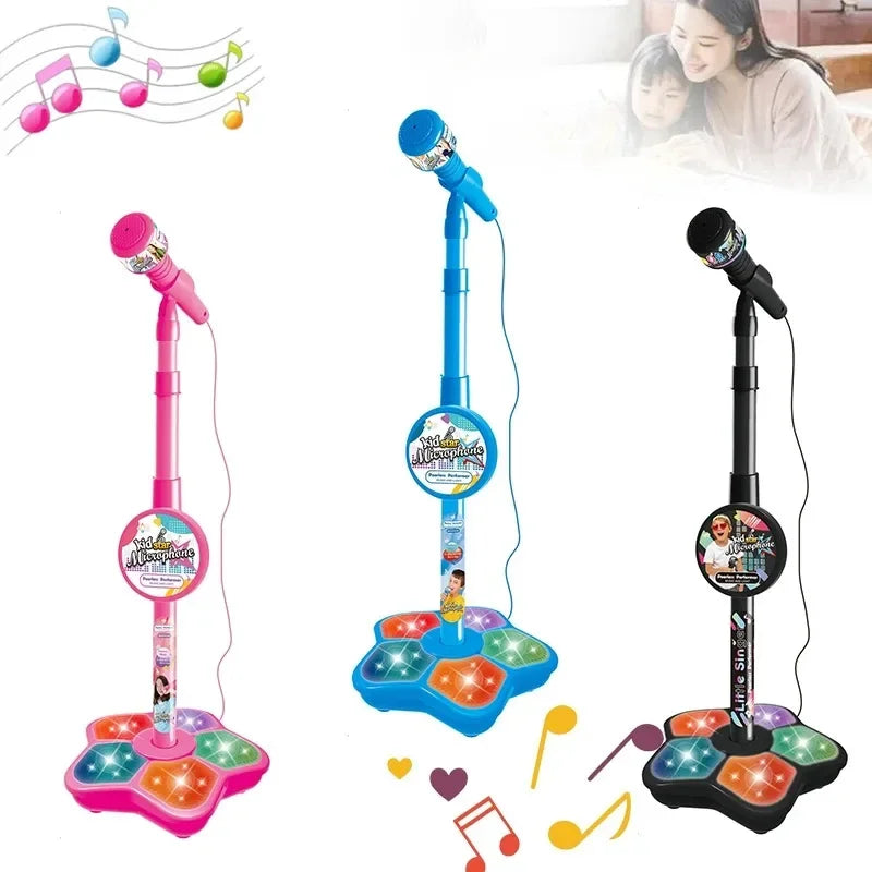 Kids’ Karaoke Microphone with Stand – Musical Educational Toy