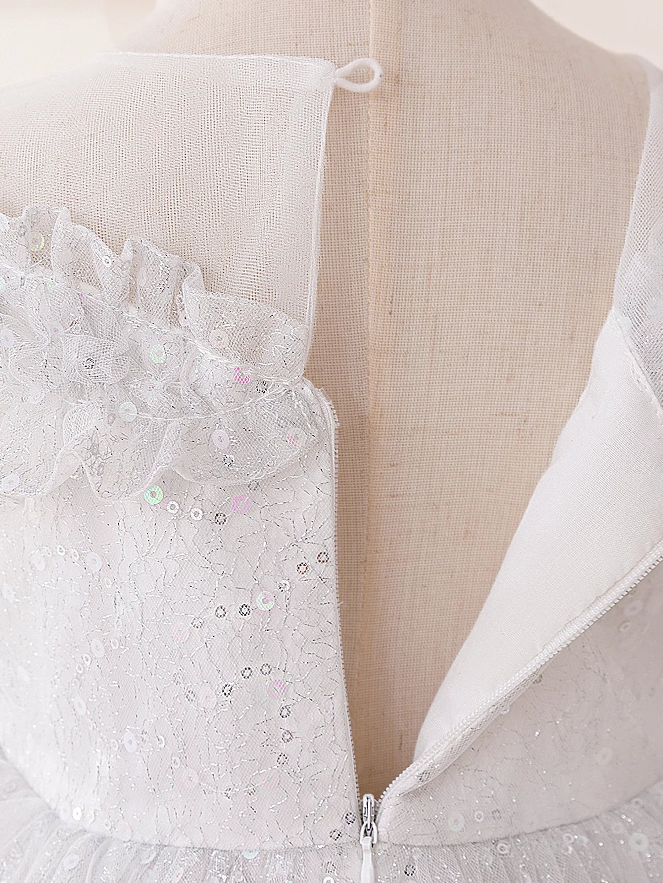 Girls’ Formal Lace Dress – High-End Embroidery for Flower Girl