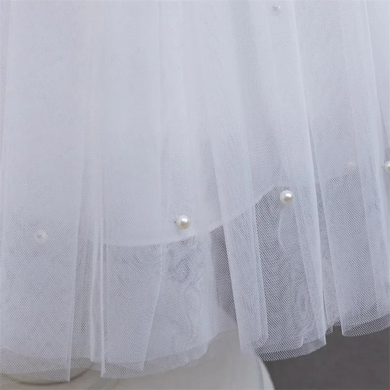 Elegant Kids Dress with Big Bow – Special Occasions