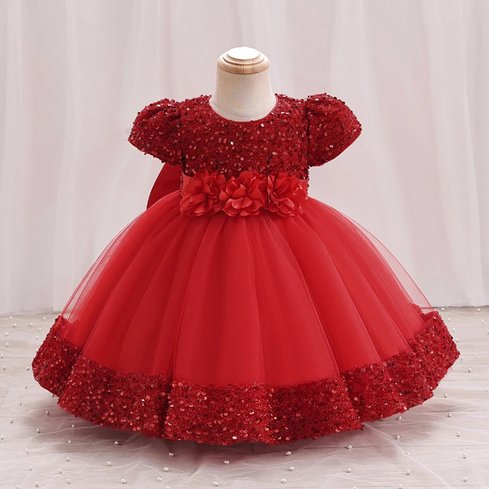 Infant Girl Special Occasion Dress – Baptism & Christmas