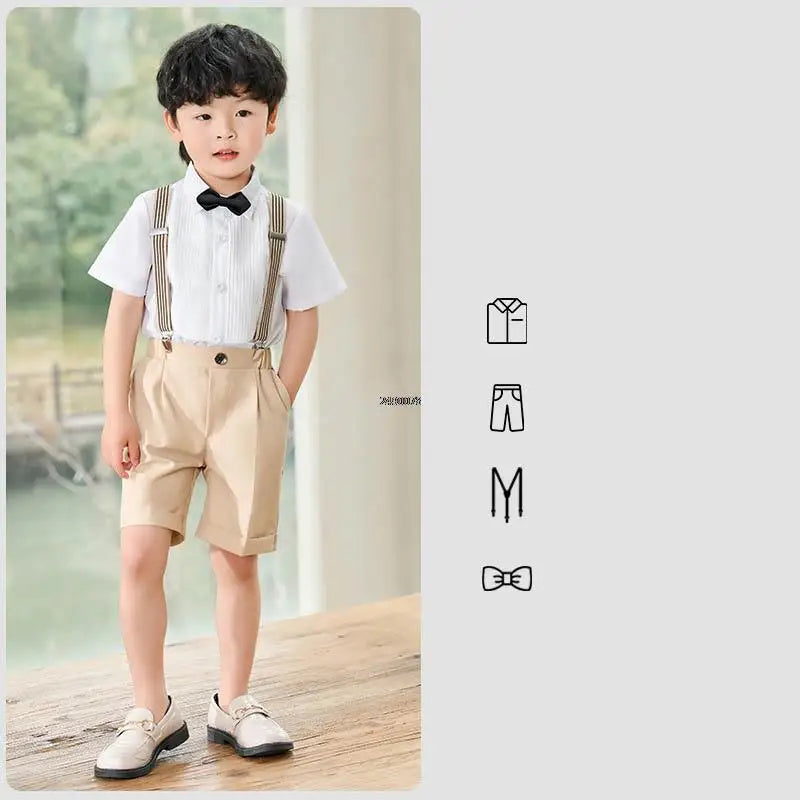 Children’s Summer Formal Clothing – Piano & Dance Performance Set