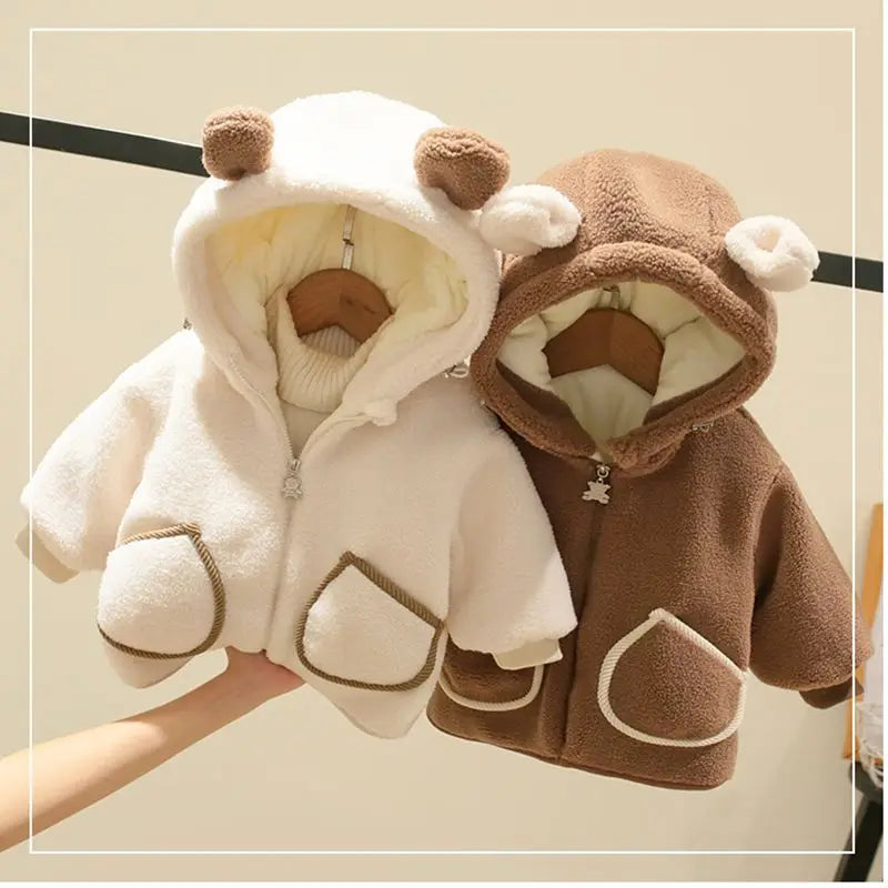 Children’s Cotton-Padded Hoodie Jacket