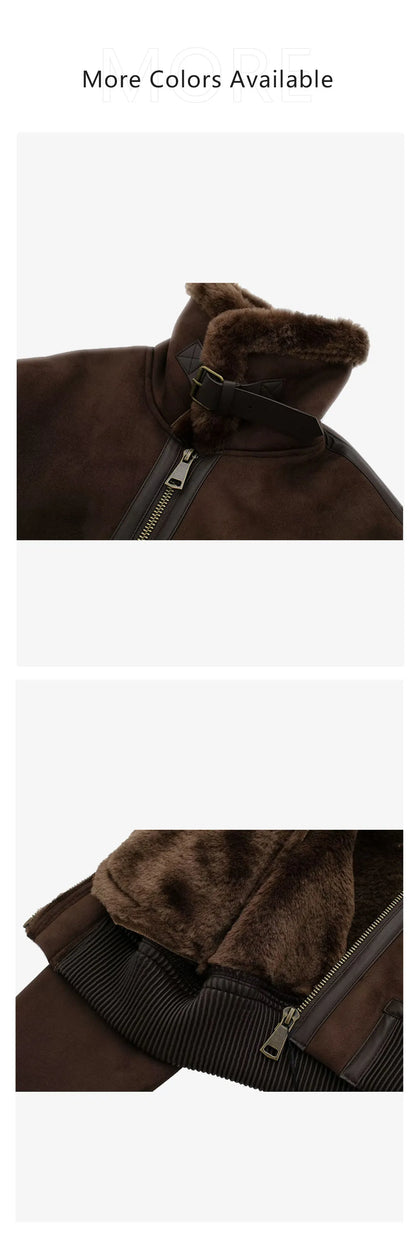 Trendy Loose Fit Jacket with Contrast Strap – 2025