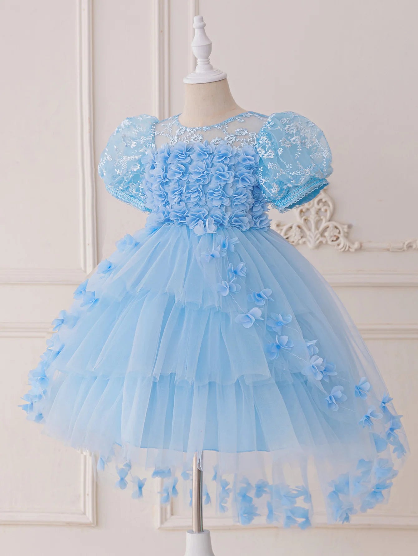 Girls Princess Party Dress – Elegant Wedding Outfit