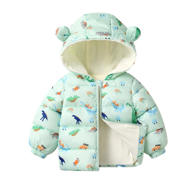 Plush Warm Outerwear – Boys & Girls Winter Jacket