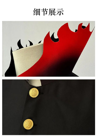 Ken Takakura Halloween Cosplay – Dandadan Party Anime Costume with Wig