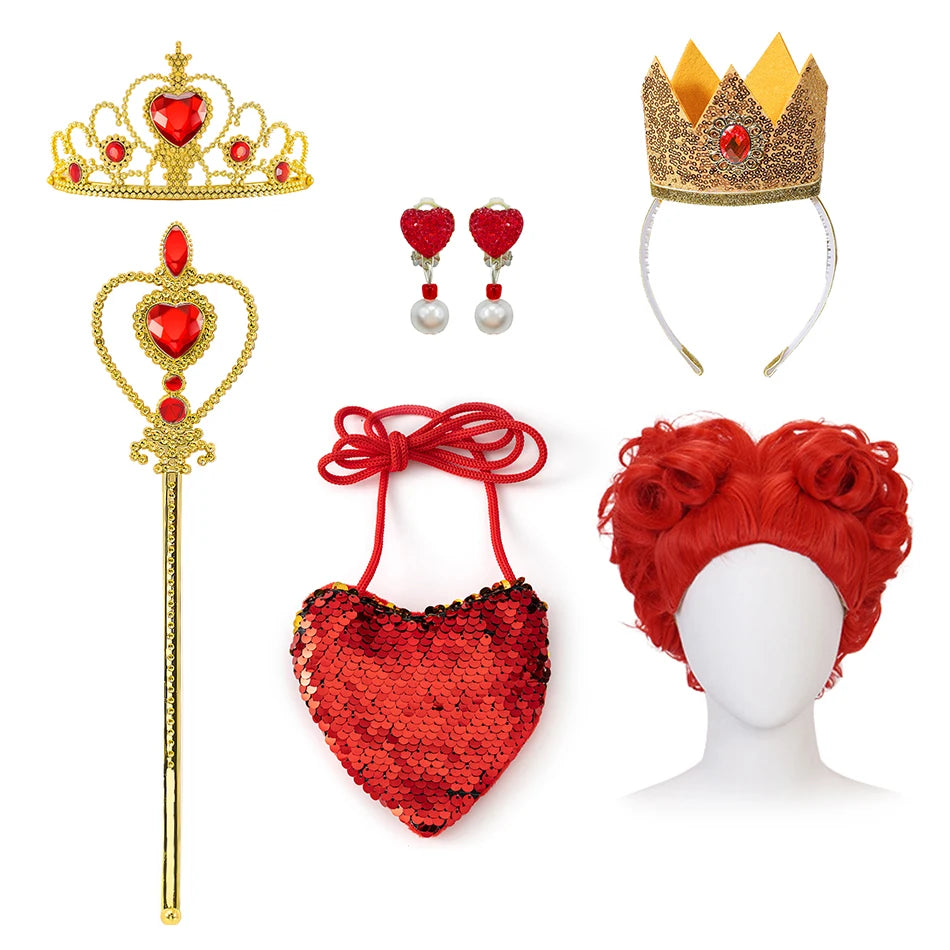 Halloween Witch & Queen of Hearts Cosplay Dress