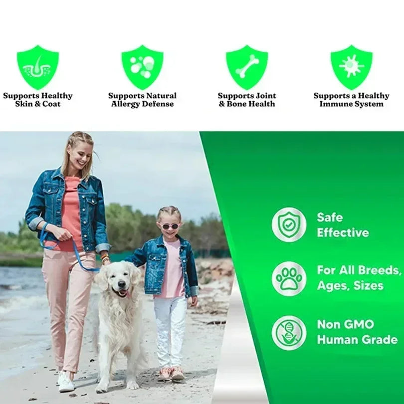 Brilliant 200ml Pure Salmon Oil for Dogs – Natural Omega 21 Fatty Acids, No Chemicals