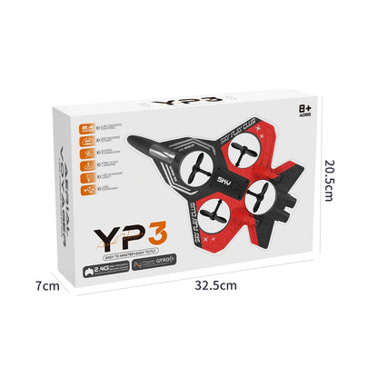 RC Helicopter Toy – 4-Motor Stable Foam Glider for Boys & Girls