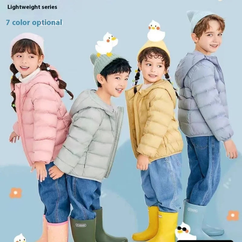 Kids’ Lightweight Duck Down Jacket – Fall & Winter