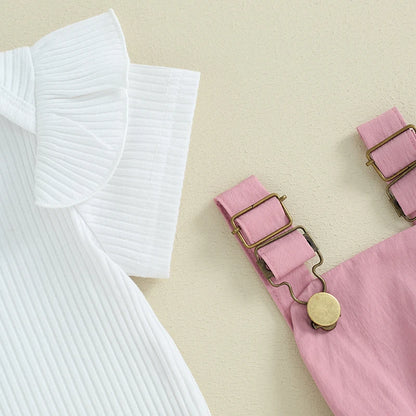 Sweet Baby Girl Summer Clothing Set 3Pcs