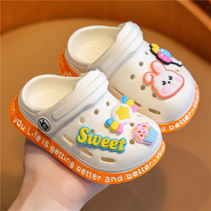 Cartoon Kids' Sandals & Slippers – Comfy, Non-Slip Fun