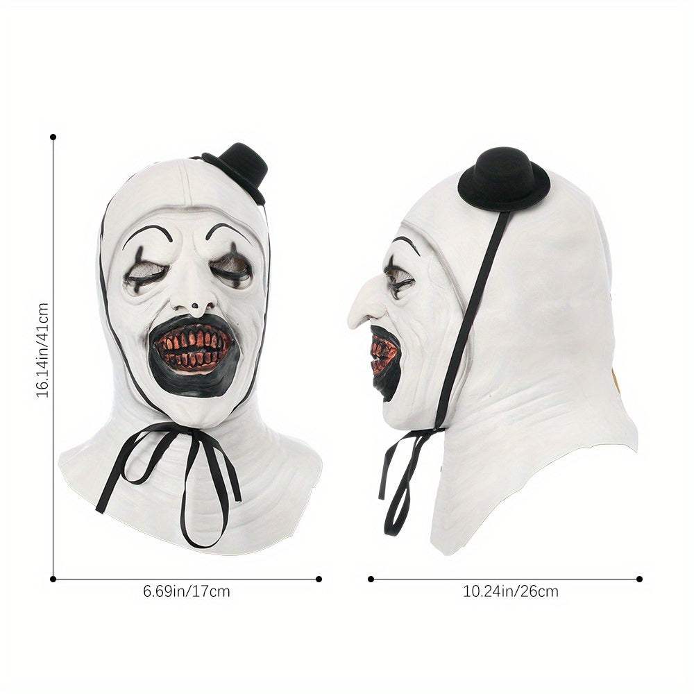 Terrifier Clown Mask – Scary Halloween Costume for Men & Women