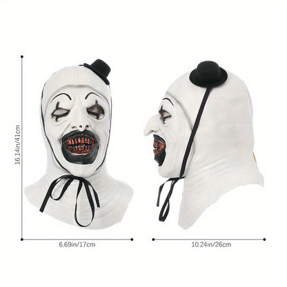 Terrifier Clown Mask – Scary Halloween Costume for Men & Women
