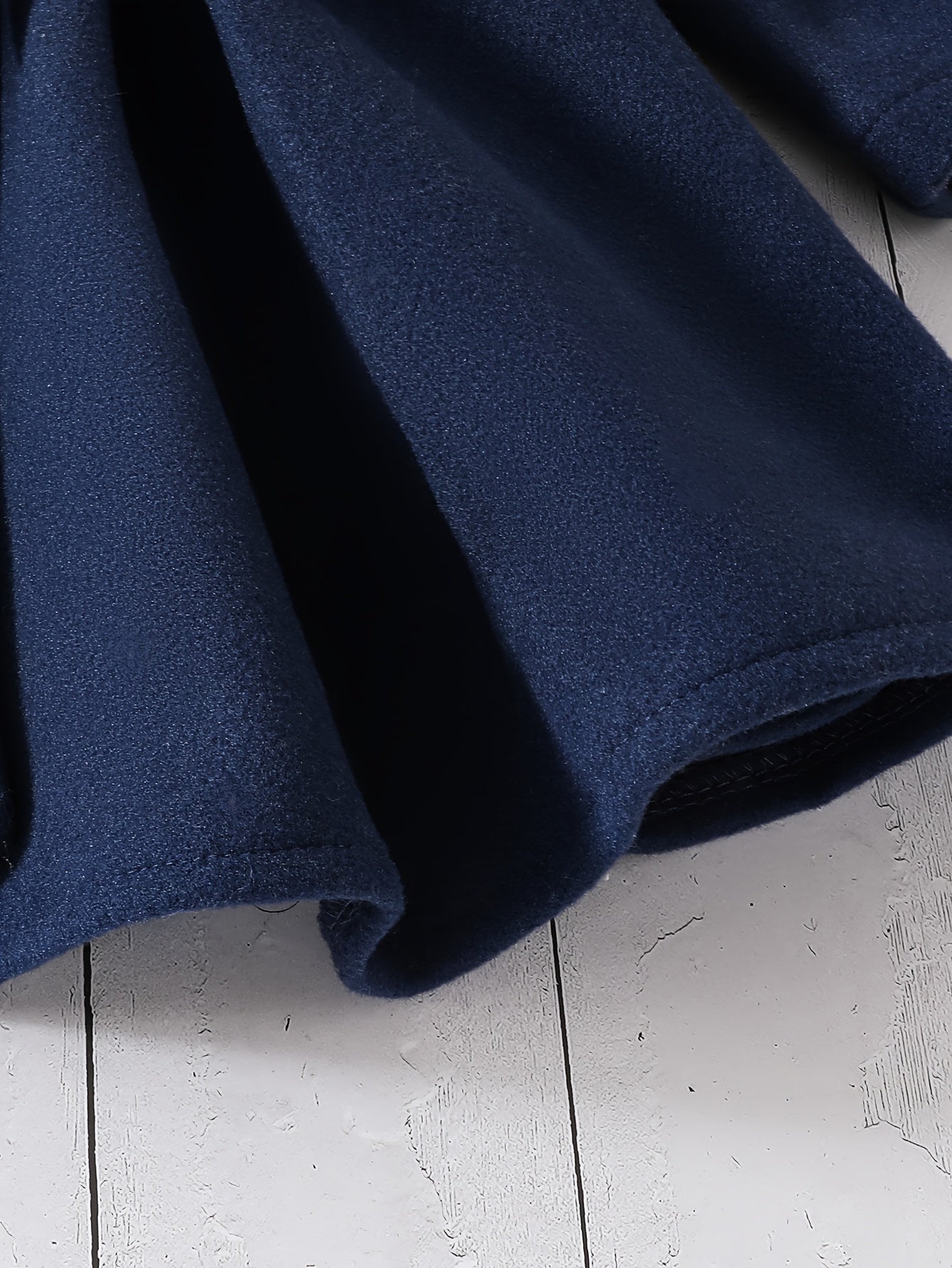 Charming Girls’ Coat – Bow Detail, Double-Breasted, Long Sleeve, Perfect for Fall & Winter