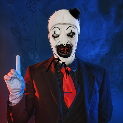 Terrifier Clown Mask – Scary Halloween Costume for Men & Women