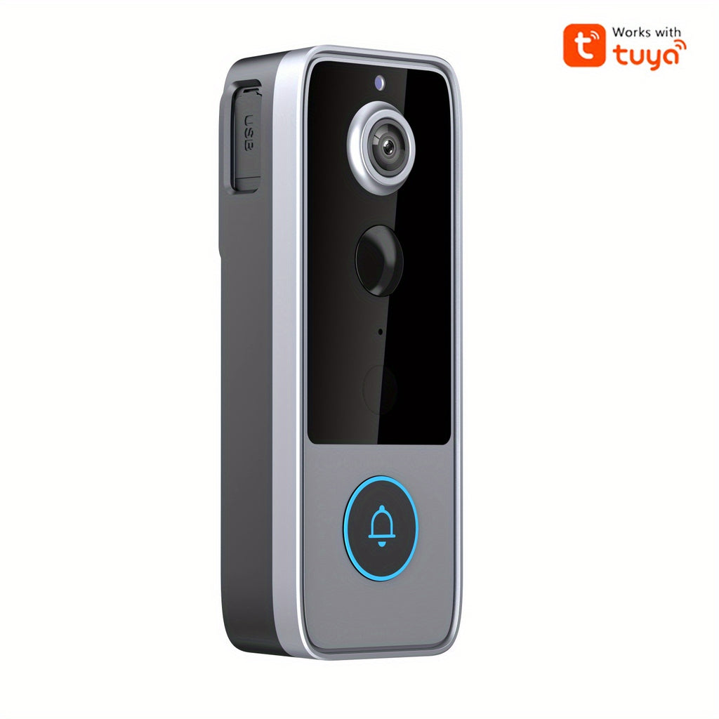 1080P Video Doorbell with AI Facial Recognition & Night Vision - Ultra Shoppings