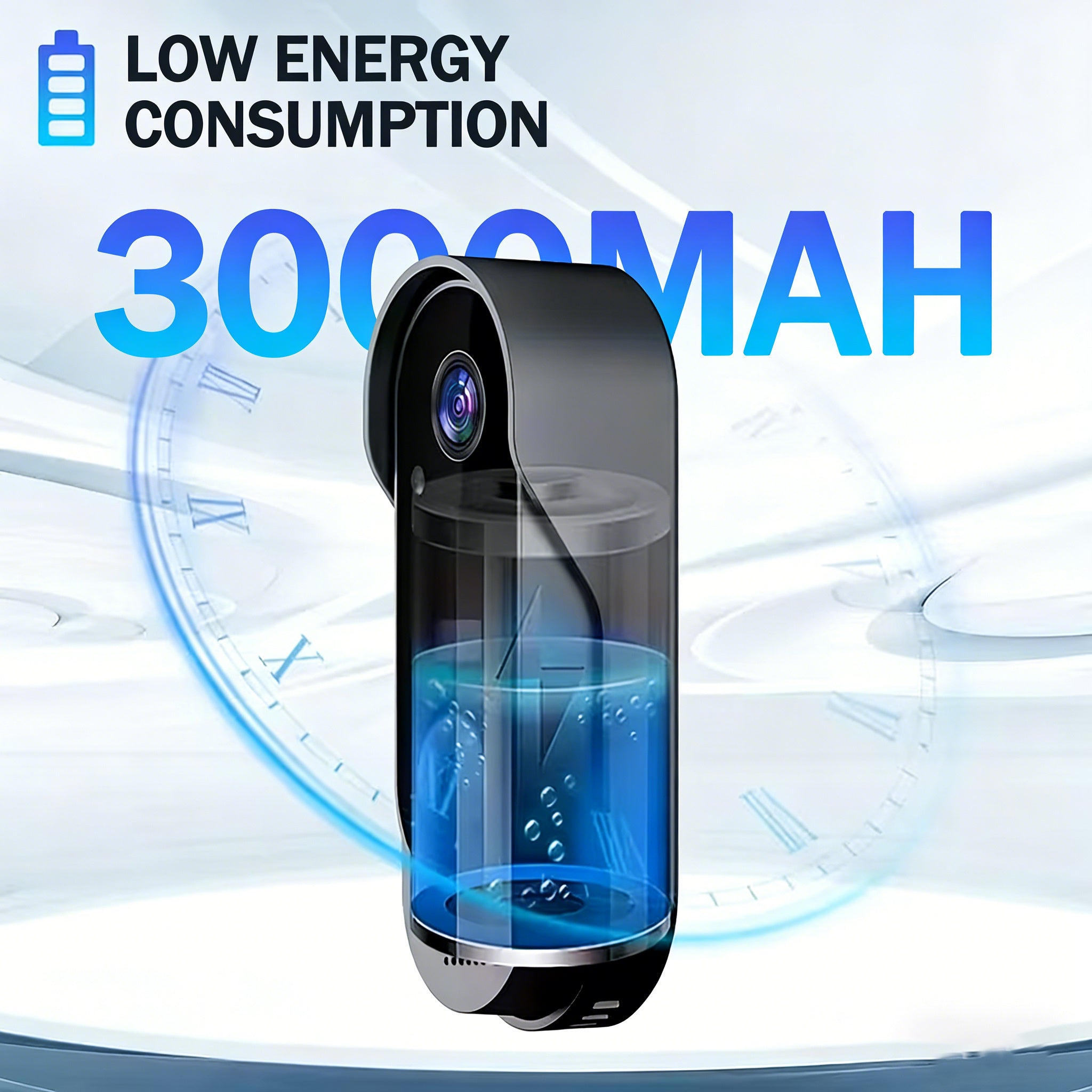 1080p Wireless Wi-Fi Video Doorbell Camera with Night Vision & Two-Way Audio