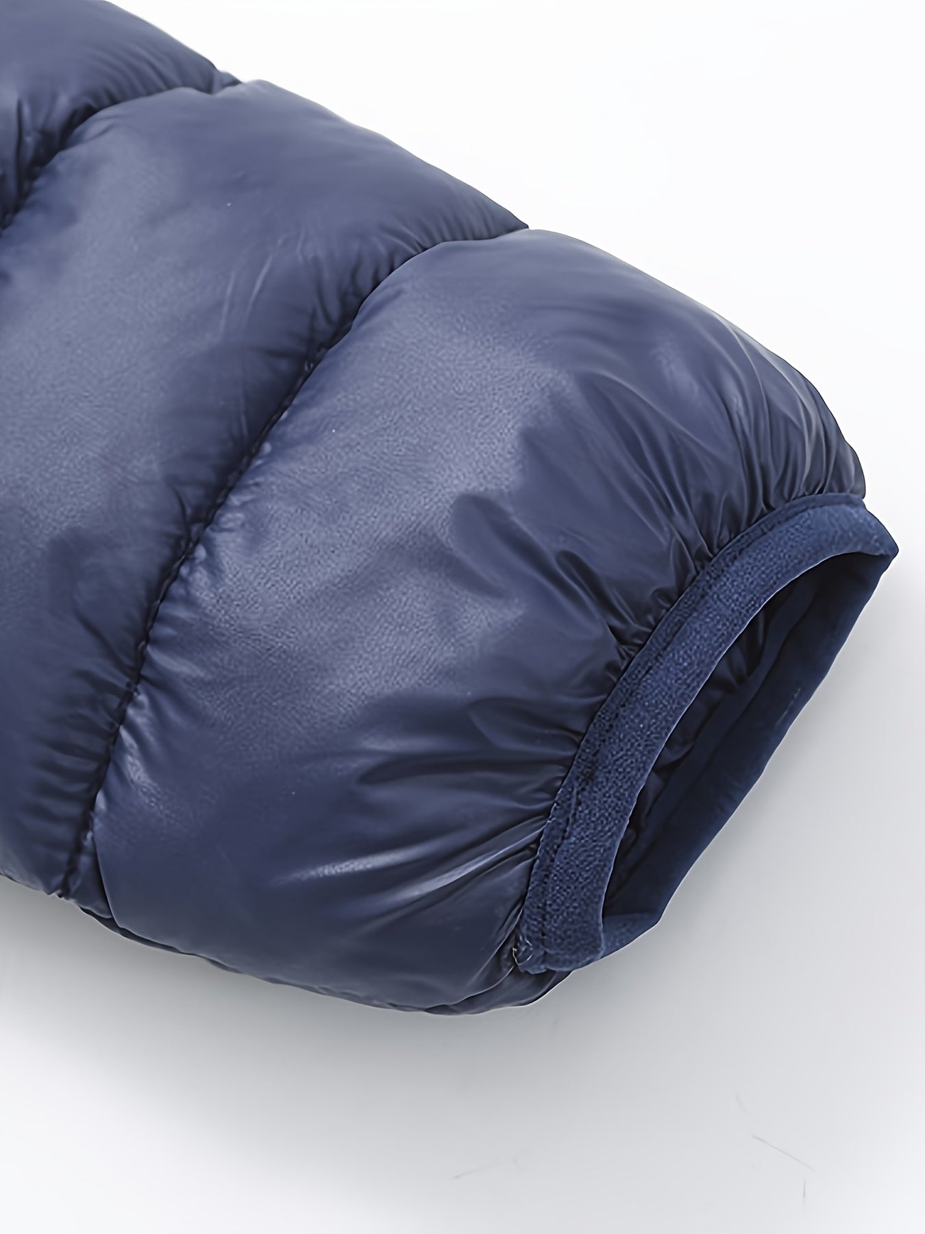 2025 New Lightweight Hooded Jacket – Black & Grey Color-Block, Polyester Lined Winter Coat