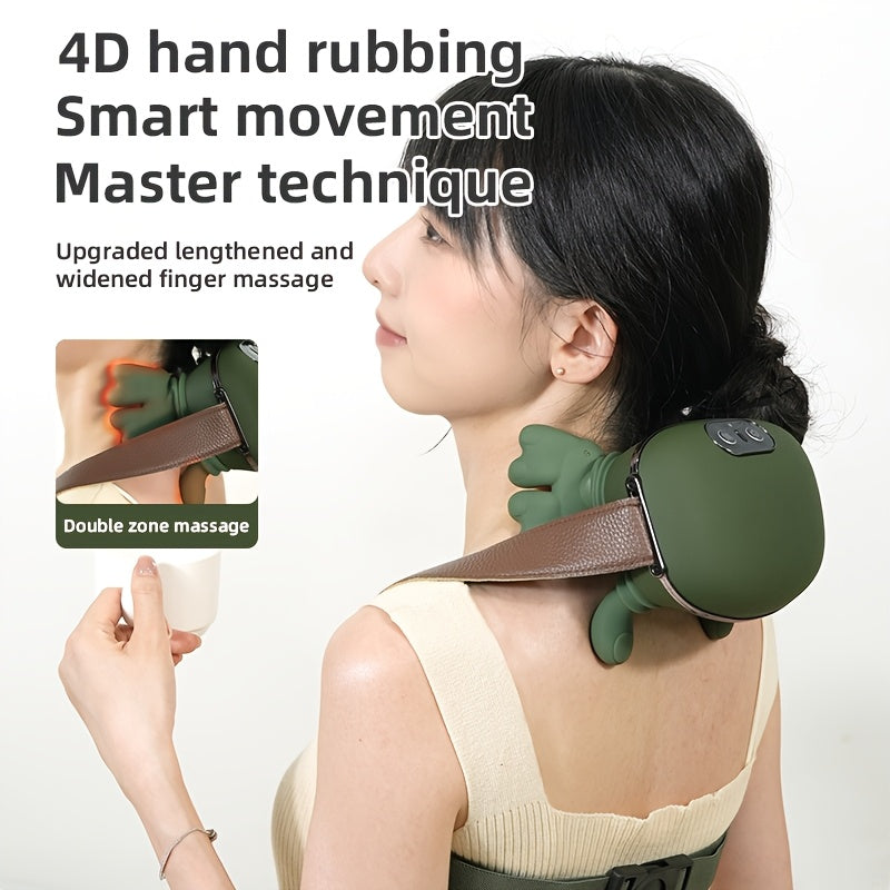 USB Deep Tissue Massager – 8 Therapeutic Probes for Full-Body Relief | Rechargeable & Ergonomic Design - Ultra Shoppings