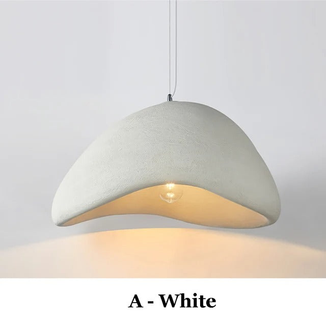 Nordic Wabi Sabi Pendant Lamp: Modern LED Chandelier for Dining & Living Spaces