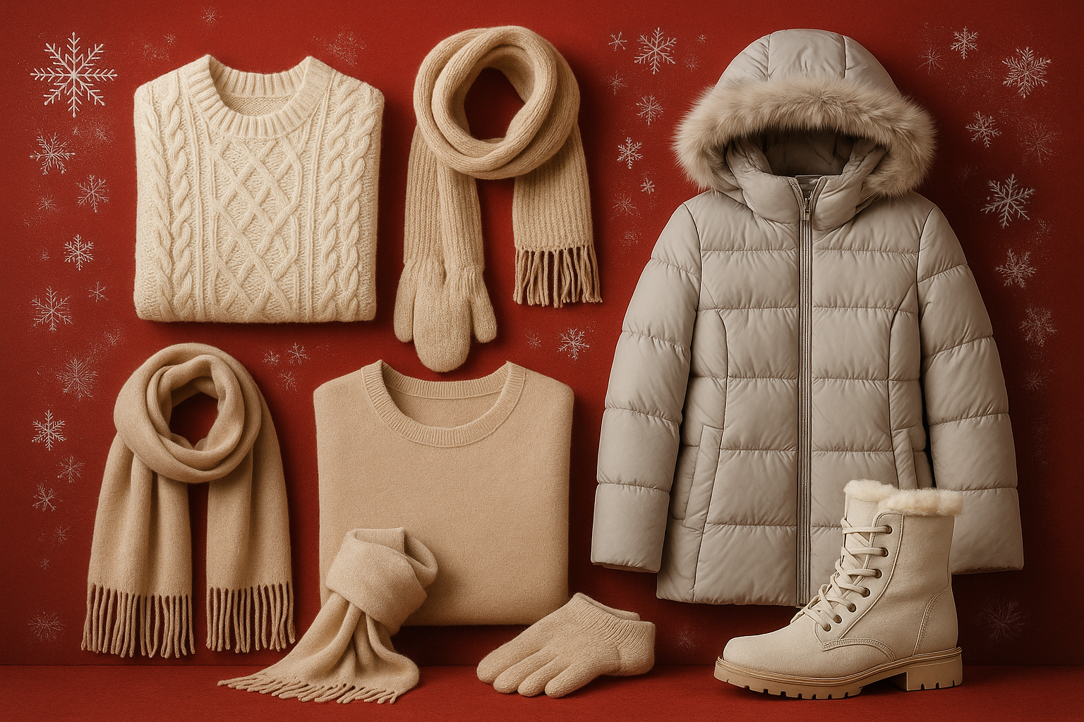 Winter Collection "Red Background"